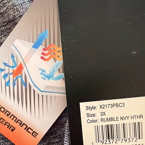 Beverly Hills Polo Club Mens T-Shirt gray short sleeve casual sport plus size 3X - Picture 6 of 16